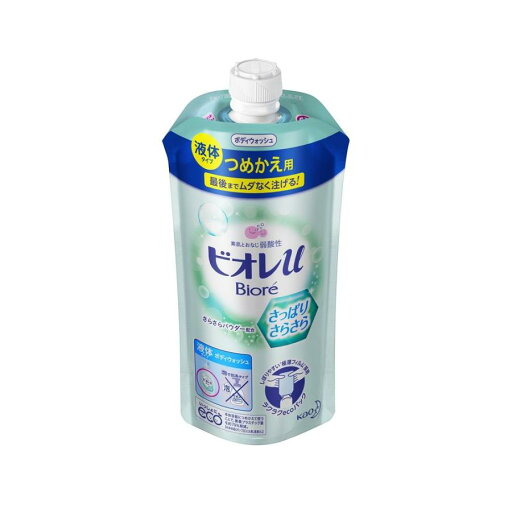 花王 ビオレu さっぱりさらさら つめかえ用 340mL x 1ケース(24個) 花王 ビオレu さっぱりさらさら つめかえ用 340mL x 1ケース(24個)