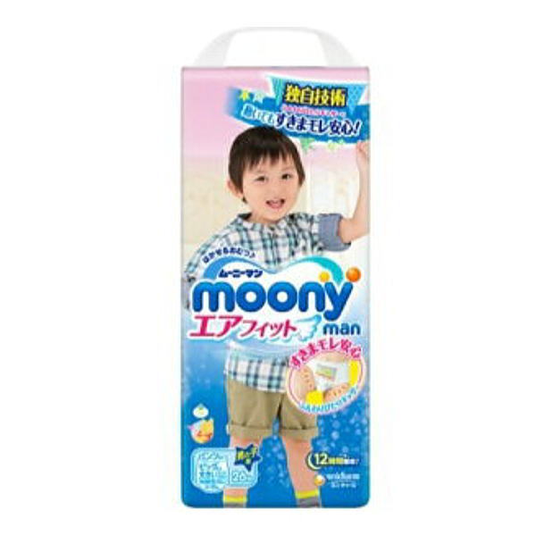ユニ・チャーム ムーニーマン エアフィット パンツ Bigより大きいサイズ 26枚 男の子用 (13~25kg)(パッ..
