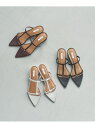 【SALE/30%OFF】ナローストラップミュールサンダル DOUX ARCHIVES ドゥアルシーヴ シューズ・靴 サンダル ブラック ブラウン シルバー【R...