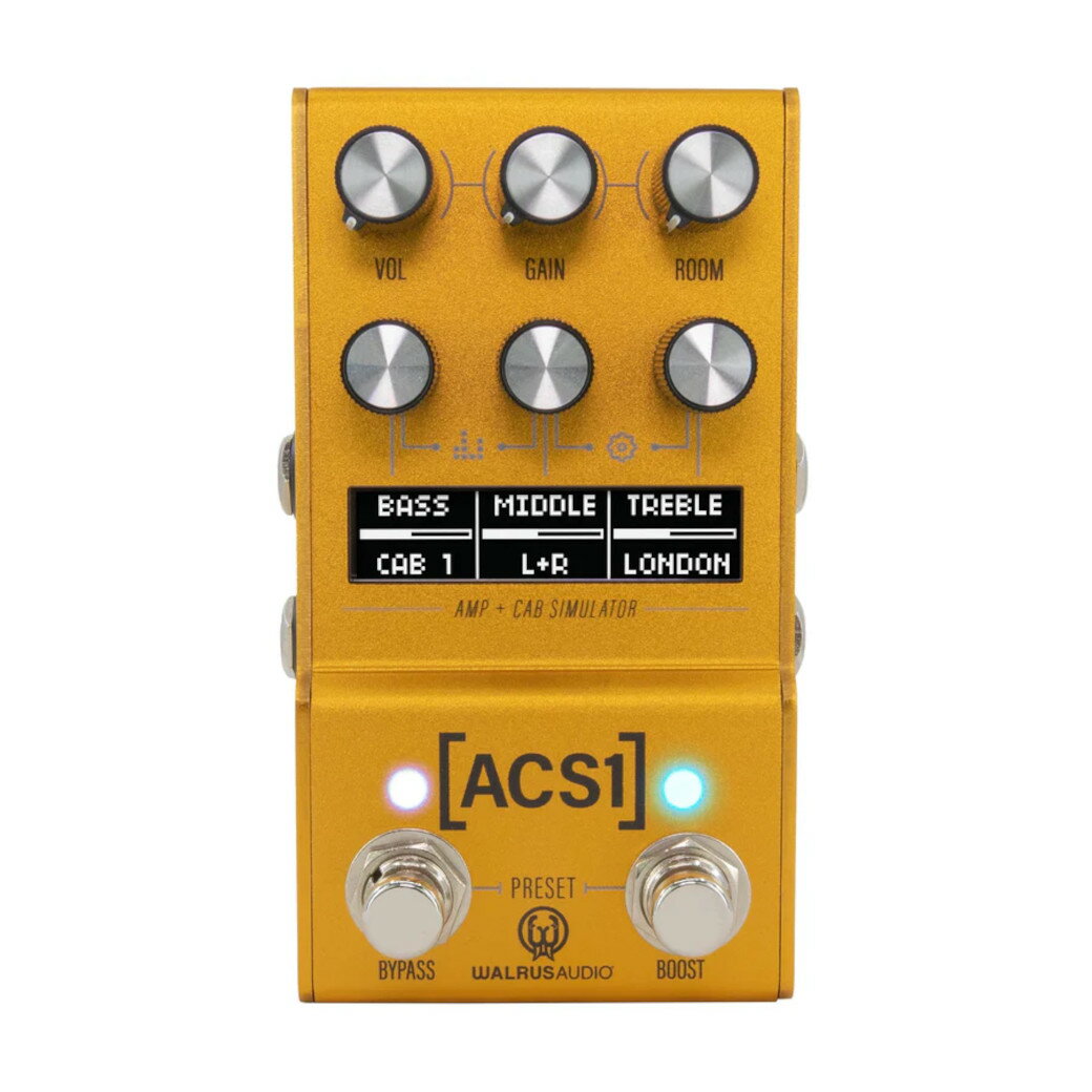 乐天商城 - 【並行輸入品】Walrus Audio Mako Series MKII: ACS1 Amp + Cab Simulator ｜直輸入品