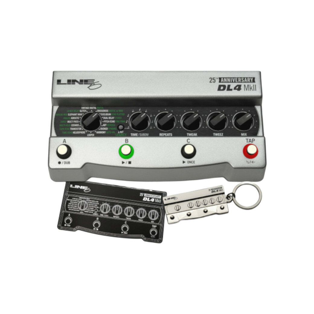 【並行輸入品】Line 6 DL4 MkII SPECIAL EDITION 25TH ANNIVERSARY SILVER