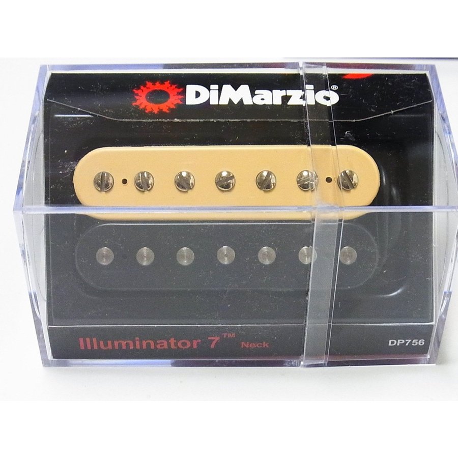 ¹͢ʡDiMarzio Illuminator 7 Neck Black/cream DP756