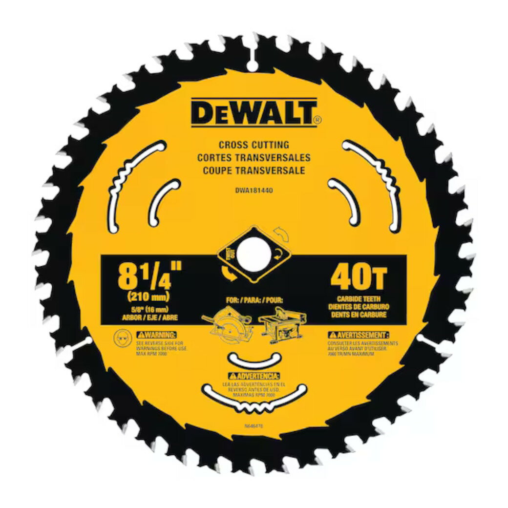 ¹͢ʡDEWALT 8-1/4 in. Circular Saw Blades ݵ DWA181440