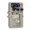 あなたの演奏にマッチしたハーモニーを瞬時に作り出す「Electro-harmonix Intelligent Harmony Machine」 シンプルなものから洗練されたものまで、さまざまなハーモニーを生み出すことができ、マルチリード・ギター・バンドやマルチパート・ハーモニー・ソロといった可能性を切り開いてくれます。 モーメンタリー・モードも搭載し、ペダルのフットスイッチを踏んでいる間だけピッチを変えることができ、ドライからエフェクトへ切り替える際にユーザーが設定したスイープタイムを適用して変化させるオプションも搭載しています。 瞬間的にピッチを変化させることも、設定したインターバルでドライ信号とエフェクト音の間で上下にスイープする時間をコントロールすることも可能です。 Electro-harmonixの定評ある完璧なトラッキングと申し分のない音楽的なトーンも誇っており、演奏にマッチしたハーモニーを瞬時に創り出すことができます。 ●コンパクトで強力なハーモニー・ジェネレーター&ピッチシフター ●完璧なトラッキングと優れた音楽的トーン ●インテリジェント・ハーモニーとポリフォニック・ピッチシフトの2つのモードを搭載 ●演奏した単音をもとに、設定されたキーのダイアトニック・ハーモニーを生成するインテリジェント・ハーモニー・モードを搭載。キーセレクターと#/-スイッチで、12のキーすべてにアクセスできます。 ●ポリフォニック・オーバーライド・モードでは、単音や和音の演奏が可能です。11ポジションのインターバル・セレクタースイッチで、ハーモニーを選択することができます。 ●フットスイッチを押している間だけエフェクトがONになるモーメンタリーモードを搭載。 インスタント・シフト、または信号が上下にスイープするまでの時間を設定することができます。 ■使用環境条件 　・動作温度：5-35℃ 　・動作湿度：20-80％RH 　・保管温度：-10-50℃ 　・保存湿度：8-90%RH ■9Vバッテリーでも動作可能 ■サイズ：70 mm (w) x 113 mm (d) x 50 mm (h)