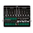 ギター用マイクロシンセをベース用にチューニングした「Bass Micro Synth」 パーカッシブなサウンドから弓弾きの様な逆回転サウンドまで、10個のスライダーを操作することによって初期Moogを彷彿させるヴィンテージ・アナログ・シンセサウンドをコントロールすることができます。 GUITAR,OCTAVE,SUB OCTAVE,SQUARE WAVEの4つのコントロールでシンセ・サウンドの原音を作り、その音をRESONANCE,START FREQ,STOP FREQ,RATEの4つのフィルター・スイープ部のコントロールでぐにょんぐにょんにしたり、パーカッシブなサウンドにしたり、ヴァイオリンのようにしたりと様々なシンセサウンドを作ります。 ●3-pole Analog Resonant Filter ●4 Voice Mixer(Sub Octave/Original/Octave/Square Wave) ●Filter Sweep(Resonance/Start Freq/Stop Freq/Rate) ●True Bypass ■サイズ:144(W) x 119(D) x 60(H)mm ■重量:550g