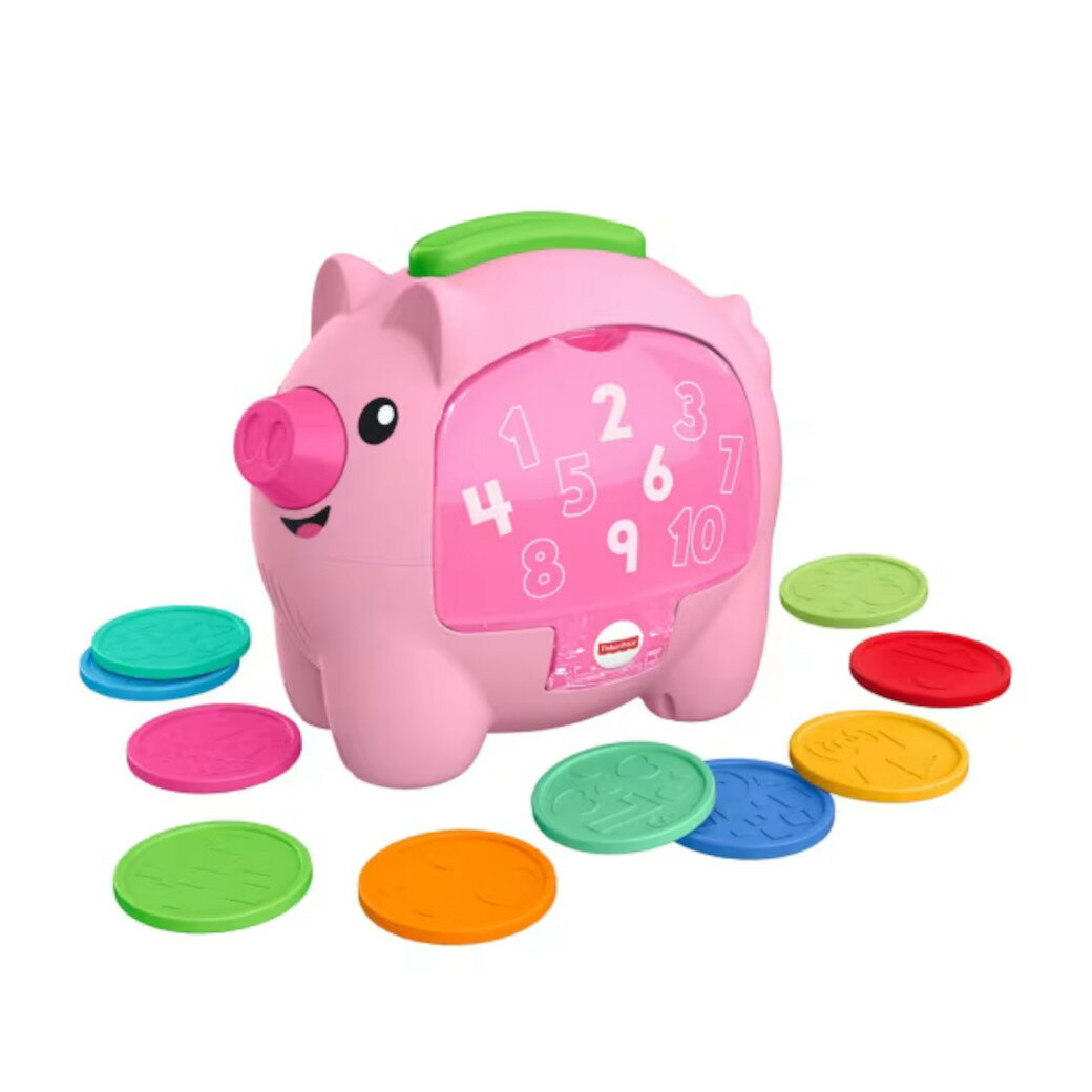 【並行輸入品】Fisher-Price Laugh & Learn Count & Rumble Piggy Bank Baby & Toddler Toy With Music & Motion 貯金箱 おもちゃ