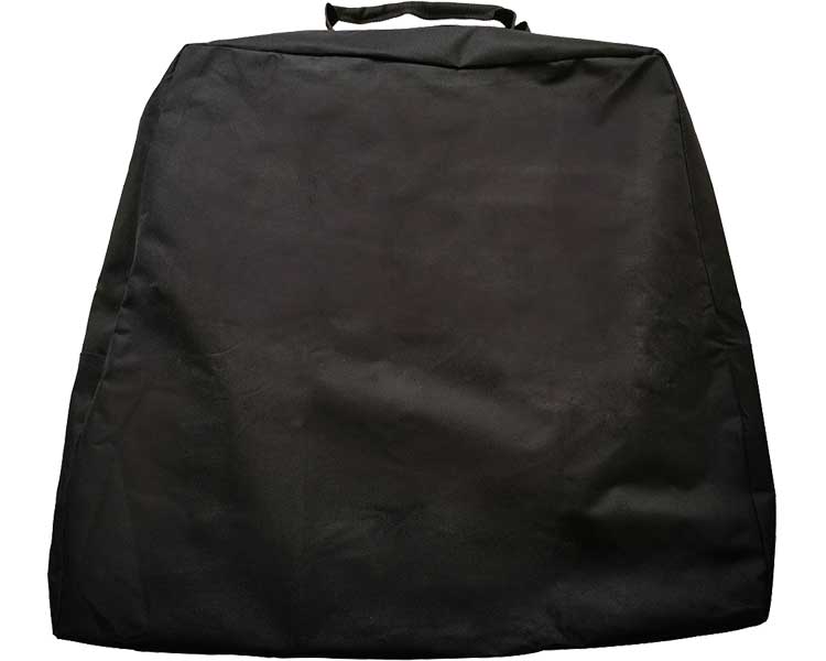 ●サイズ／約上辺幅50×下辺幅70×奥行24×高さ64cm●重さ／0.3kg●材質／ナイロン・折りたたみ式車いすを入れて持ち運びできるケース。・旅行などのお出かけの際の持ち運びに便利！・チャック開閉式。※メーカー車いす（ar-032）が入る大きさです。【楽々健】