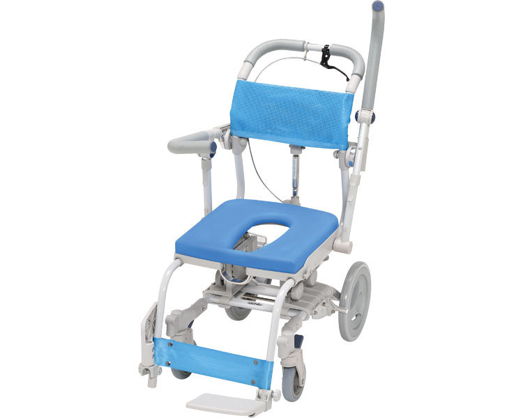 シャワーキャリー 入浴 車椅子 楽チルSAL O型シート RT-001SAL ウチヱ｜介護用品 高齢者 お年寄り 老人..