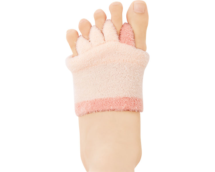 足指 広げる グッズ 足指開くハーフソックス 1足組 037890400 メール便 セルヴァン | 足指 広げる グッズ 足指開くハーフソックス 1足組 靴下 足指ストレッチ 足指セパレーター ペディキュア リラックス リフレッシュ レディース