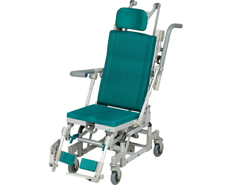 シャワーキャリー 入浴 車椅子 はいねーる4輪自在FL 穴無しシート HNJ027 ウチヱ｜介護用品 高齢者 お年寄り 老人 病院 老人ホーム デイサービス 福祉施設 介護施設 入所 入院 風呂場