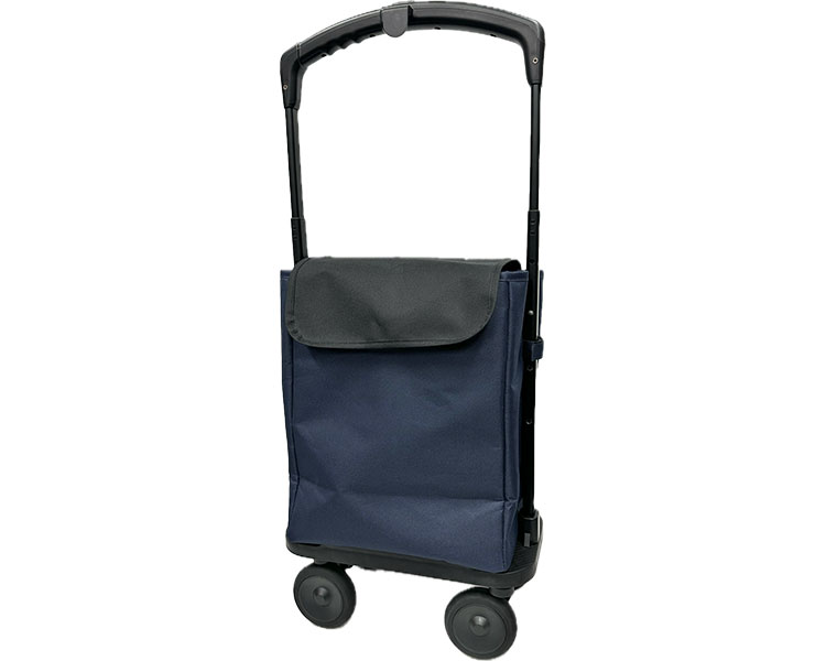 サイドカートR-1 WB5307 ネイビー フジホーム | 介護 ショッピングカート 4輪 ショッピング おしゃれ ..