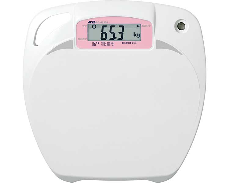 体重計 ベッドサイドスケール（検定品） AD-6122B エー・アンド・デイ │ 健康管理 ヘルスメーター 体重 測る 計測 健康診断 持ち運べる 軽量 薄型 コンパクト 日本製 国産 業務用 病院 老人ホーム デイサービス 学校 施設