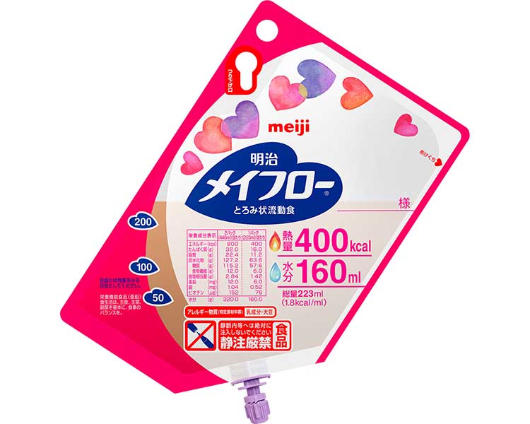 明治 メイフロー 400K 1671459 223mL 24個入り 明治 | meiji 流動食 介護食 病院 老人ホーム デイサービス 介護施設 福祉施設 食事介助 食事サポート 栄養補助食品 たんぱく質 高齢者 お年寄り 老人 シニア