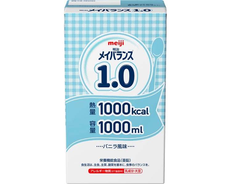 明治 メイバランス 1.0 2671401 1000mL バニラ風味 6個入り 明治 | meiji 流動食 介護食 病院 老人ホーム デイサービス 介護施設 福祉施設 食事介助 食事サポート 栄養補助食品 たんぱく質 高齢者 お年寄り 老人 シニア