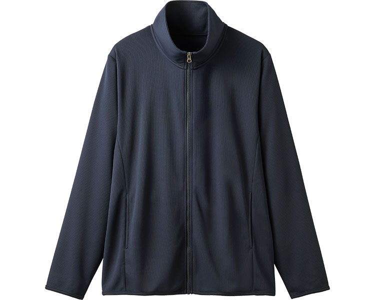 ●サイズ／（胸囲）M：88〜96cm・L：96〜104cm・LL：104〜112cm、（身長）M：165〜175cm・L：175〜185cm・LL：175〜185cm●素材／ポリエステル100％●生産国／中国●吸水速乾加工●UVカット・普段使いにとっても便利！さらっと楽ちんパンツ。・散歩やウォーキングにもピッタリ！・素早く吸い込みすぐに乾いてサラッ！！立体的なワッフル編で肌離れの良い吸水速乾生地を使用♪・ファスナーを閉じると高めの衿で首元をしっかりカバー！・ファスナー端は共生地始末で衿元スッキリ！！・両脇ポケット付き。【セルヴァン】