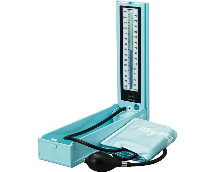 血圧計 マイスコ水銀レス血圧計 MU-2134B ブルー MU-2134P ピンク 松吉医科器械 │ 介護用品 血圧計測 健康管理 高齢者 お年寄り シニア 老人 在宅介護 病院 施設 デイサービス 体調管理 シンプル操作 カラフル かわいい 水銀不使用 腕式 電池式