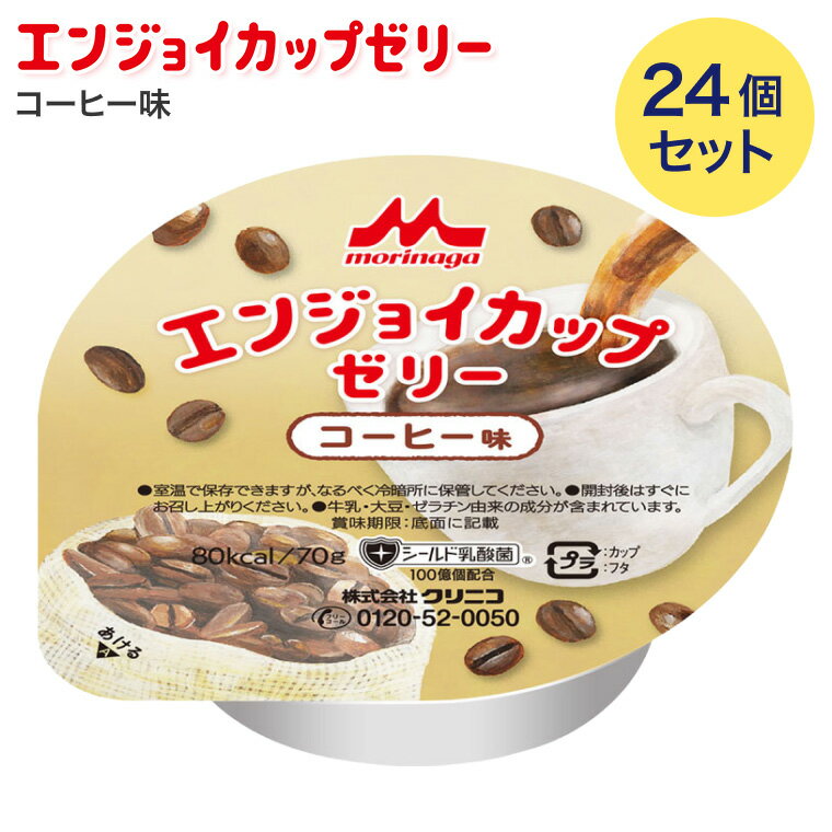 栄養補助食品 デザート ゼリー 介護食 エンジョイカップゼリー コーヒー味 70g×24個 0652350 メール便 ..
