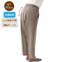 パンツ レディース スタイルをケアするパンツ(股下60cm) S M L LL 3L 97996 ケアファッション │ ボトムス ズボン 抗菌防臭 両脇ポケット...