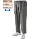 パンツ メンズ 天竺ストレートパンツ(股下68cm) 98489 M L LL 3L ケアファッション │ ボトムス ズボン ずぼん ルームウェア ホームウェア ウエスト総ゴム 男性用 紳士用 シニア ファッション 介護 衣類 介護衣料 高齢者 春夏 大きいサイズ 前ファスナー ポケット付 2025SS