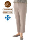 パンツ レディース しわになりにくいストレッチフリーパンツ(股下55cm) M L LL 3L 820669 ケアファッション │ シニア ボトムス ズボン ず...