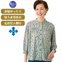 ブラウス レディース 隠れファスナーブラウス 821191 S M〜L LL ケアファッション │ シニア ファッション 介護 衣類 お年寄り 老人 プレゼント...