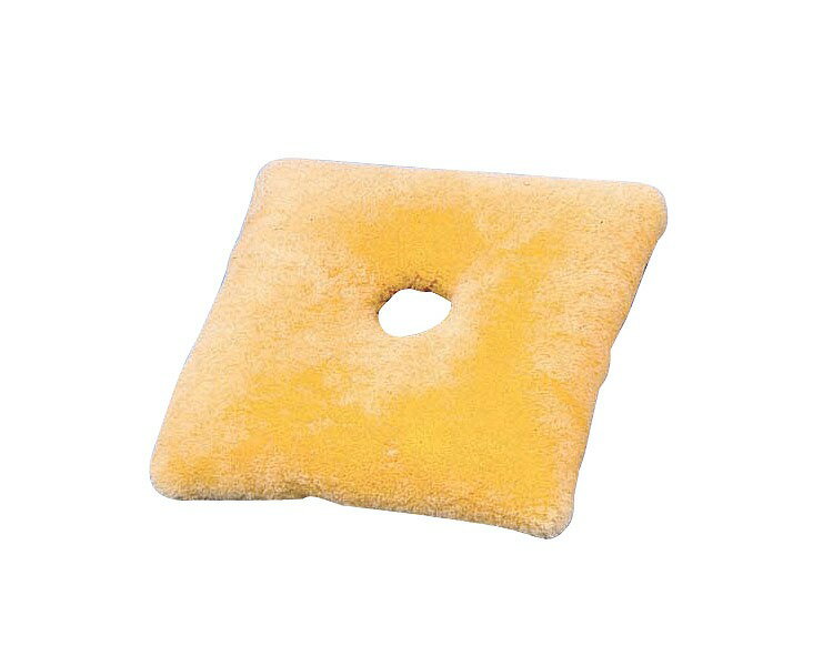 介護クッション ナーシングラッグ 角座 厚型 （幅40×長さ40×厚さ10.5cm） NR-20 ウィズ │ クッション 介護用品 高齢者 お年寄り 褥瘡 体圧分散 床ズレ 床ずれ シープスキン 磨耗軽減 羊毛皮 角型 厚め 在宅介護 老人ホーム 病院 デイサービス 福祉施設