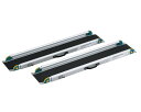 リッチェル スロープ ワンタッチスロープ(2本1組) 49230 (幅24.2×長さ128〜209cm/5段階調整) │ 段差スロープ 段差解消 段さ解消 屋外...