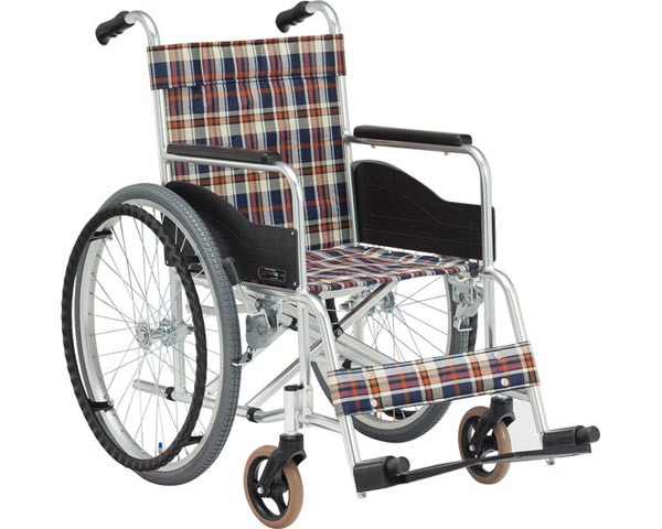車椅子 軽量 折り畳み アルミ自走式車椅子 AR-101（背固定） 松永製作所 │ 車イス 車いす 自走 折りたたみ 歩行補助 …