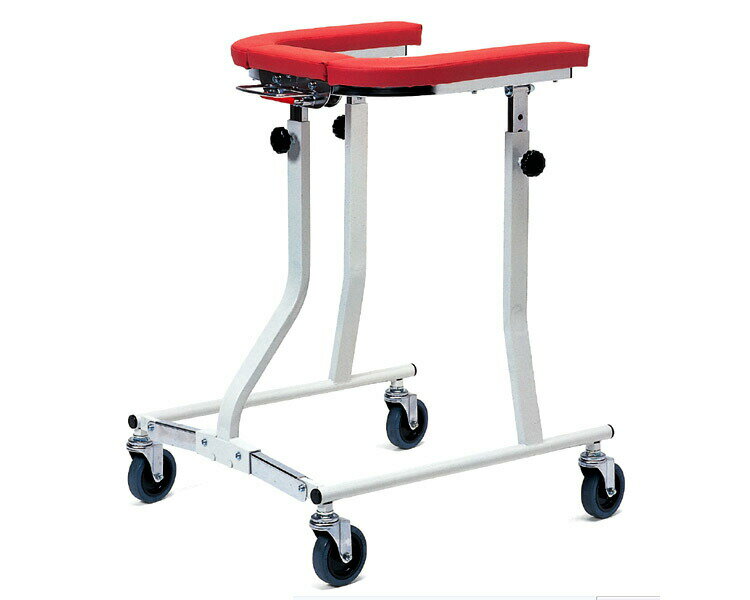 歩行器 折りたたみ式歩行車 四輪自在 TY157F 日進医療器 │ 歩行補助 馬蹄型 歩行器 介護用品 歩行訓練 ..