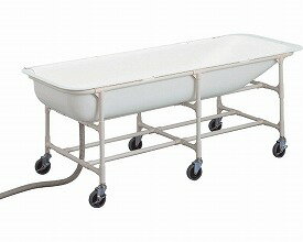 介護浴槽「湯った〜りII(2)」 さくら ベッド用キャスター付 TNN-AH トマト │ 湯った〜り2 浴槽 移動 入浴介助 シニア 高齢者 介護用品