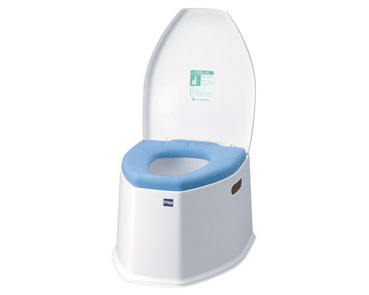 安寿 ポータブルトイレ SP 533-222｜介護用品 福祉用具 排泄関連 ポータブルトイレ 樹脂 小型 排泄 消臭 簡易 介護 福祉 抗菌加工 アロン化成