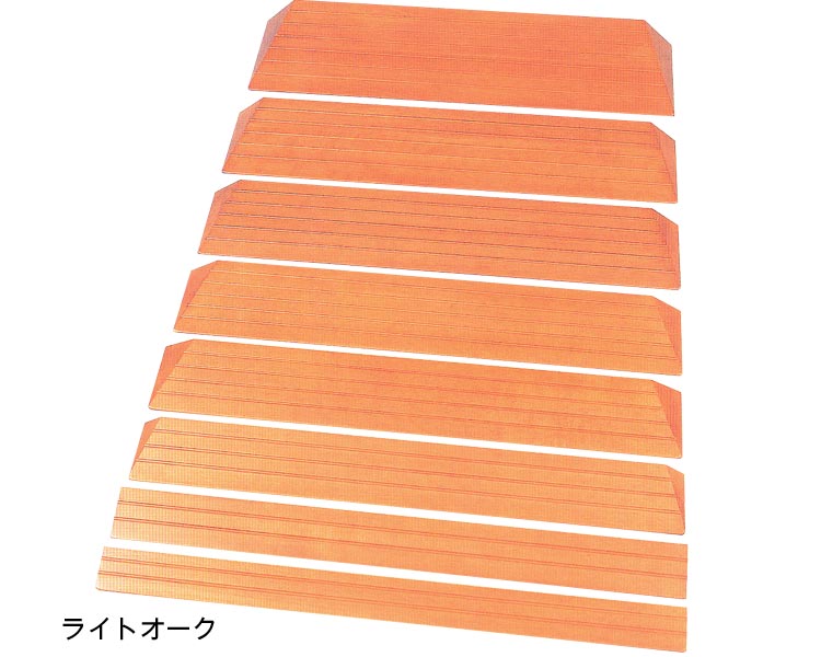 段差解消 スロープ スロープ 段さ 滑りにくいスロープ 長さ100cmタイプ（長さ100×奥行12×高さ2.4cm） SL-24 バリアフリー静岡 | 段さ 転倒 つまずき 対策 防止 予防 介護用品 高齢者 子ども お年寄り 老人 シニア 在宅介護 住宅改修 老人ホーム デイサービス