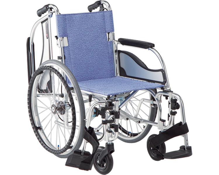 松永製作所 アルミ自走式車椅子 エアリアル MW-SL31B 介助ブレーキ付 座幅40cm E-2(MW-SL3Bの後継商品です) |車いす くるまいす 自走 ...
