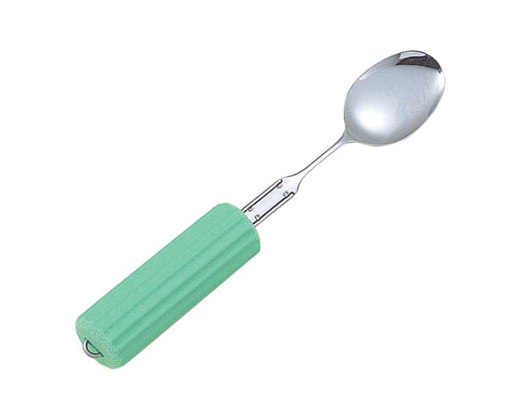 介護用スプーン 曲げ曲げハンドル・シリコンスポンジ付 R-19/SS28 スプーン大 フセ企画 │ 介護 食器 スプーン 食事サポート 高齢者 介護用品 便利グッズ カトラリー 握りやすい お年寄り 麻痺 老人 拘縮 自立支援 曲げられる 食洗器対応 乾燥機対応 アイディア用品のサムネイル