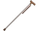 杖 軽量 アルミ軽量伸縮ステッキ ベーシック22mmタイプ(ロイヤルブラウン) 0401-BS2815 インターリンクス │ 介護杖 伸縮杖 歩行補助 杖 軽量...
