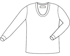 国産純綿紳士用U首長袖 神戸生絲 │ KOBES 介護衣料 衣類 介護用品