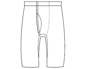 ●素材／綿100％●品質／40単糸フライス編み●生産国／日本●ゴムの替え口有・国産純綿肌着。【神戸生絲】