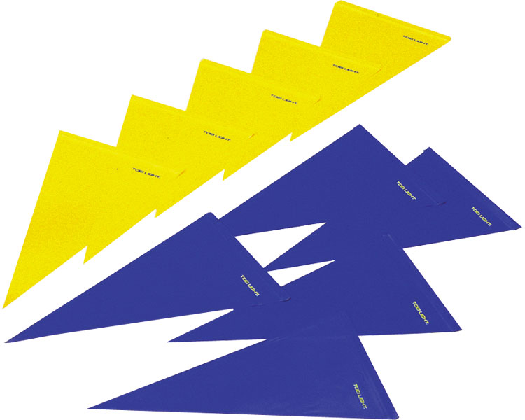 TOEILIGHT 三角旗 5枚入 B-6228 トーエイライト │ 介護用品 レクリエーション 水泳用品 水泳 施設備品 旗類(4.0)