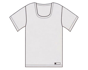 U首半袖　10枚組　神戸生絲 │ KOBES 介護衣料 衣類 介護用品