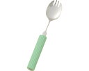 オールステンレスハンドル・シリコンスポンジ付 N-3/SS-18 スプーン・フォーク兼用大 フセ企画 │ 介護 食器 スポーク スプーン フォーク 食事 援助 サポート 介護用品 食事サポート