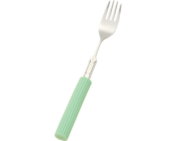 曲げ曲げハンドル・シリコンスポンジ付 R-20/SS-18　フォーク大 フセ企画 │ 自助具 フォーク 食事補助 ..