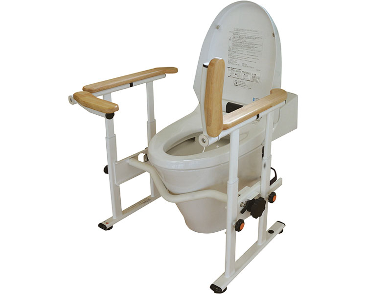 FR手すり 微笑の福寿草 627-050 シコク │ 手すり トイレ用 立ち上がり フロント手すり 転倒防止 介護用品のサムネイル