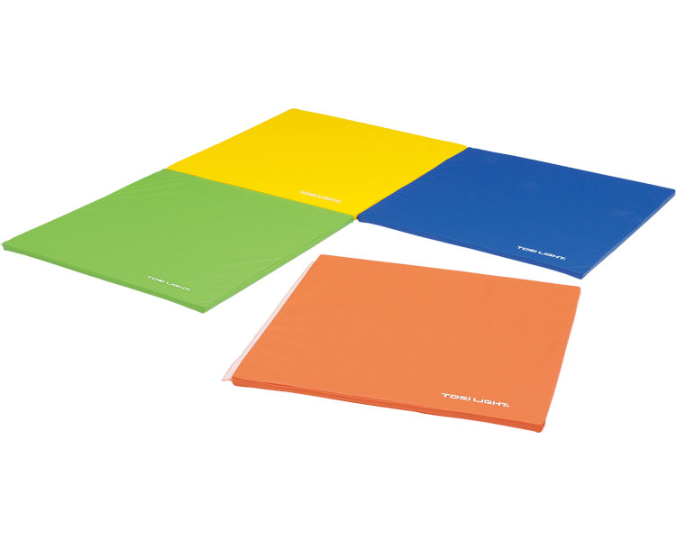 連結マット TOEILIGHT スポーツ軽量連結マット90 （幅90×長さ90×厚さ2cm） H-7191 トーエイライト │ マット 運動 ストレッチマット 床運動 連結できる 連結可能 マジックテープ止め リハビリ スポーツ 体つくり 健康管理 病院 老人ホーム デイサービス 学校 保育園 幼稚園