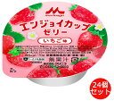 介護食 エンジョイカップゼリー いちご味 70g×24個 0652345 クリニコ │ 栄養補助食品 栄養補給 食事サポート 栄養機能食品 鉄 亜鉛 シールド乳酸菌 デザート おやつ ゼリー ケース販売 まとめ買い シニア 高齢者 介護食品