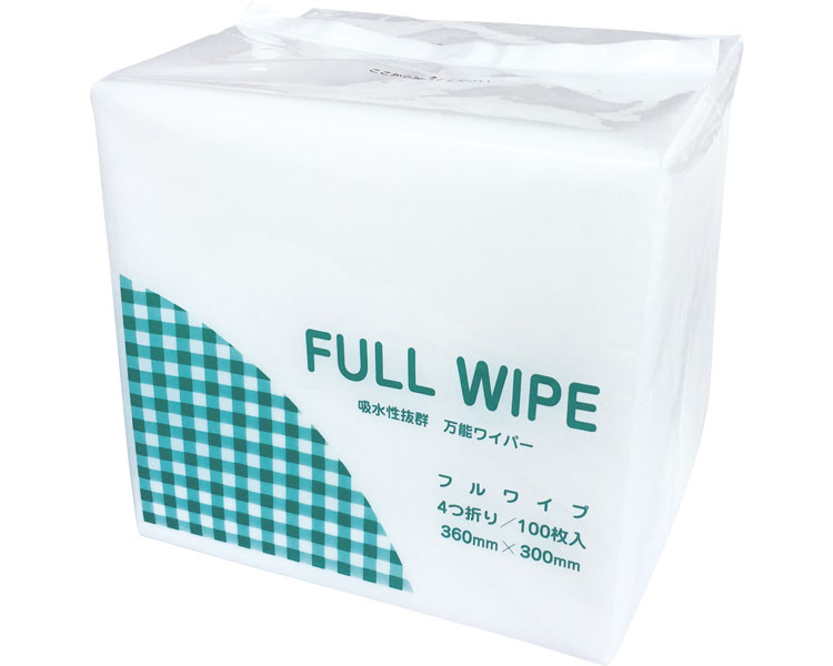 ドライタオル FULL WIPE（フルワイプ） 100枚入（30×36cm） 丸三産業 │ 介護 入浴 厚手ドライタオル 入..