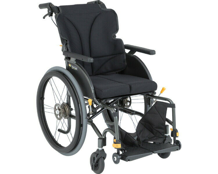 松永製作所 グレイスコア 自走式 GRC-11B | 車椅子 自走式 標準タイプ コンパクト クッション付 折りたたみ ノーパンクタイヤ仕様 座幅40/42cm...