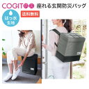 【予約商品:3〜4ヵ月後】COGIT防災 座れる玄関防災バッグ 91087 コジット │ 座れる 防災バッグ 椅子型リュック 収納チェア 収納ボックス 玄関用チ