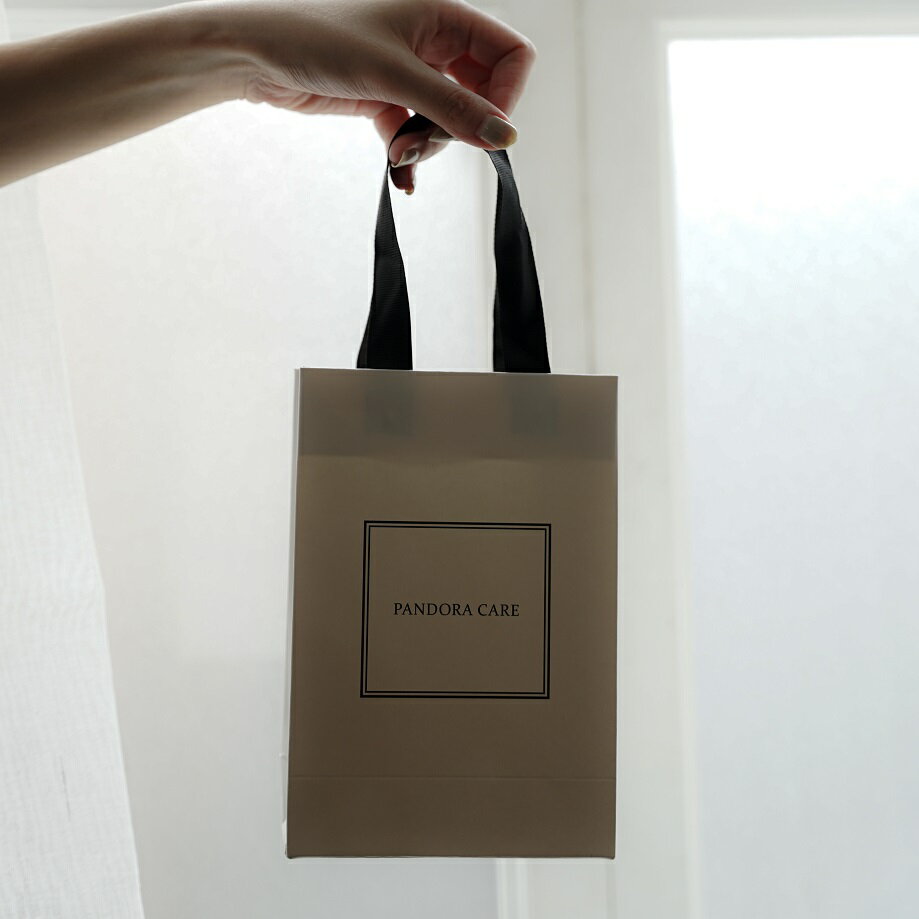 【PANDORA CARE オリジナル ショッパー小】 パンドラケア ショッパー小 オイル・クリーム各1本入るサイズ プレゼント ラッピング レディース 女性 ...