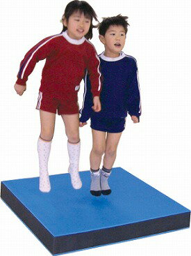 一歩社 知育玩具 ふわふわトランポリン 960×960×95mm | 幼稚園 保育園 おもちゃ 施設向け 児童館 プレ..