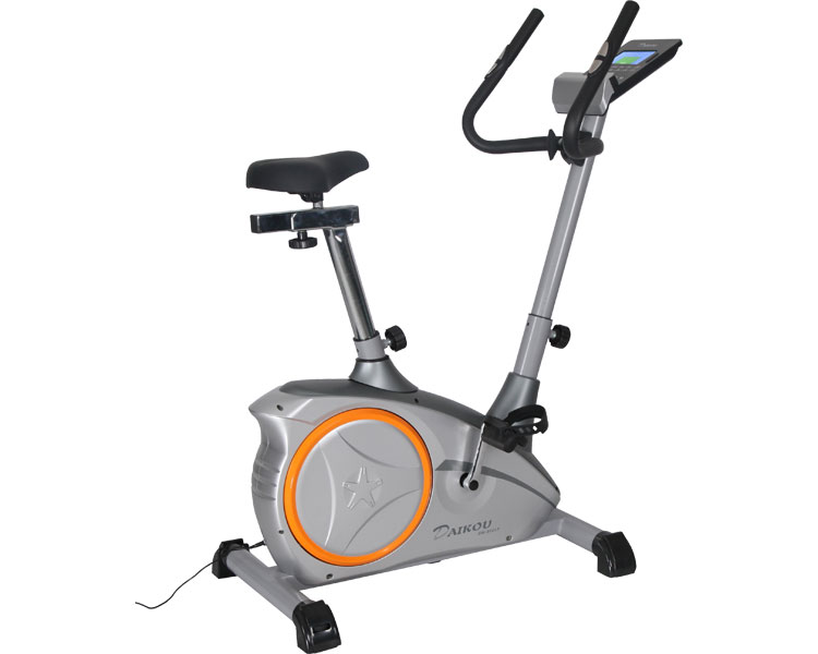 フィットネスバイク 組立不要アップライトバイク DK-8601P 大広 | 家庭用 静音 簡易組立 すぐ乗れる マ..